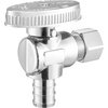 image:imageVEVOR 10 Pack Angle Stop Valve Water Shut Off Valve 12 PEX x 38 OD Compression 14 TurnChrome Plated Brass Shutoff Valves for Bathroom Kitchen Toilet Shower Plumbing10